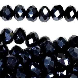 14MM FACETED RONDELLE HEMATITE